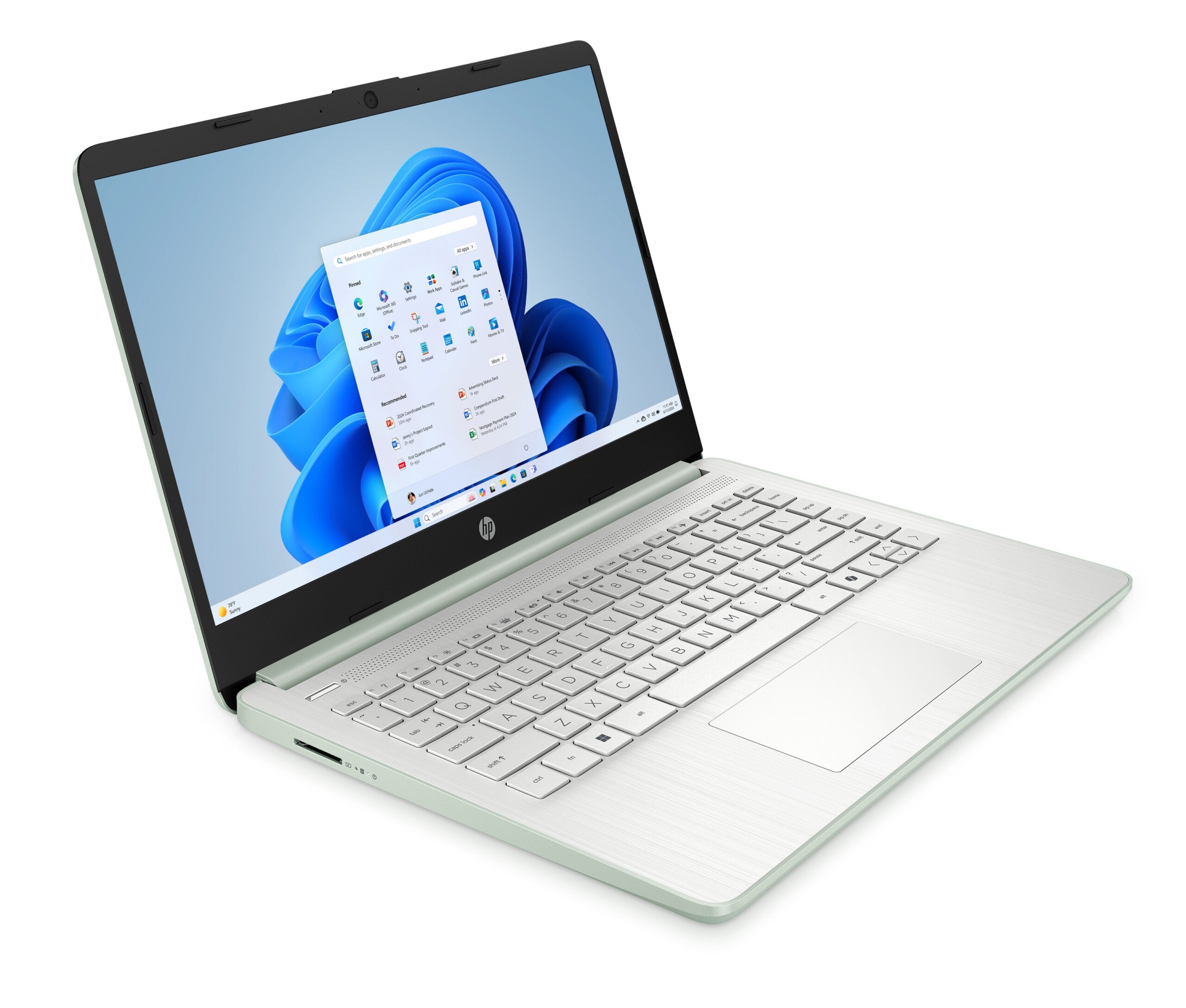 HP 14-DQ6103 Intel N150 128GB UFS 4GB 14" (1366x768) WIN11 WILLOW GREEN