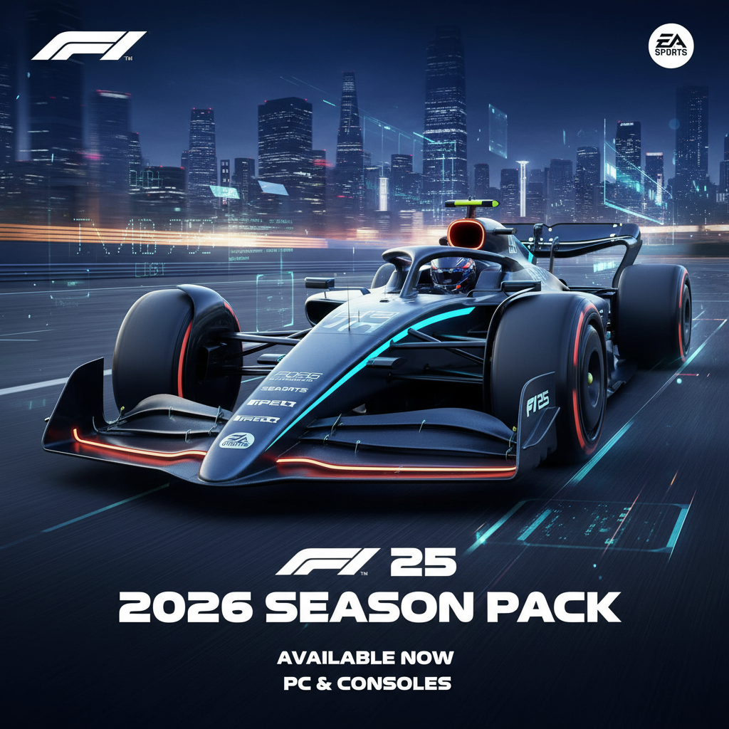 ¡Acelera a Fondo! EA SPORTS Lanza el Pack de Temporada 2026 para F1 25