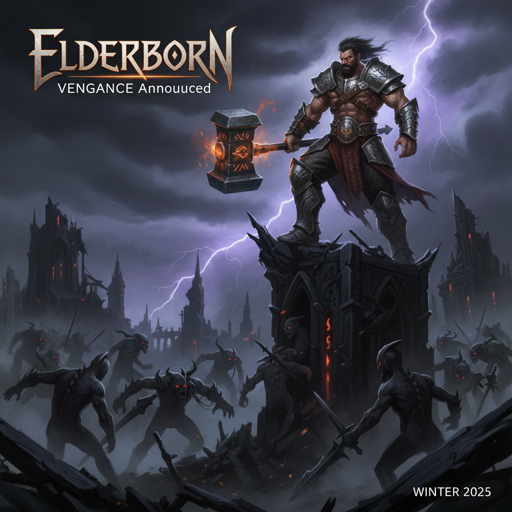 ¡Atención Gamers! Se Anunció ELDERBORN: VENGEANCE y la Adrenalina Ya Se Siente