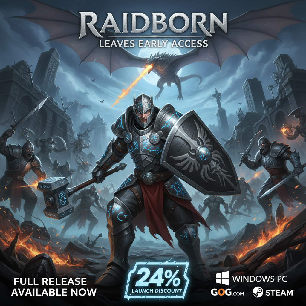 ¡RAIDBORN sale de Early Access! El RPG de acción en primera persona ya está disponible en su versión final