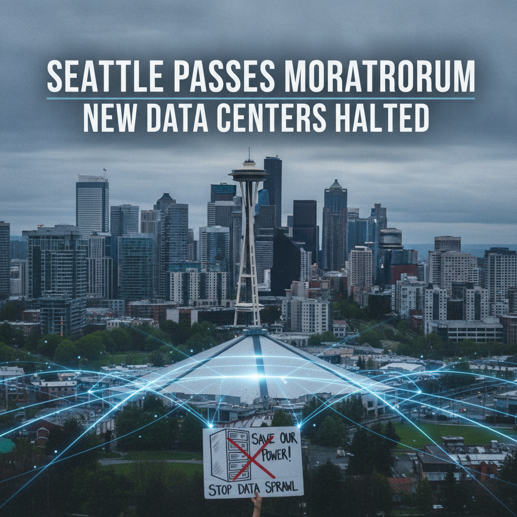 Seattle le puso un freno a los data centers de IA: ¿Qué onda con el impacto en la ciudad?