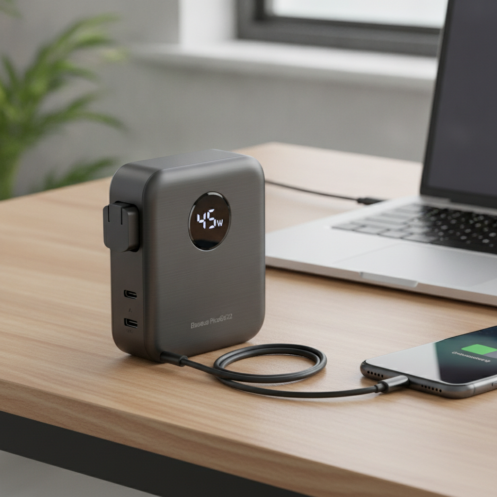 Baseus Picogo AC22: ¡El Power Bank de Bolsillo con Cable Integrado que no te puede faltar!