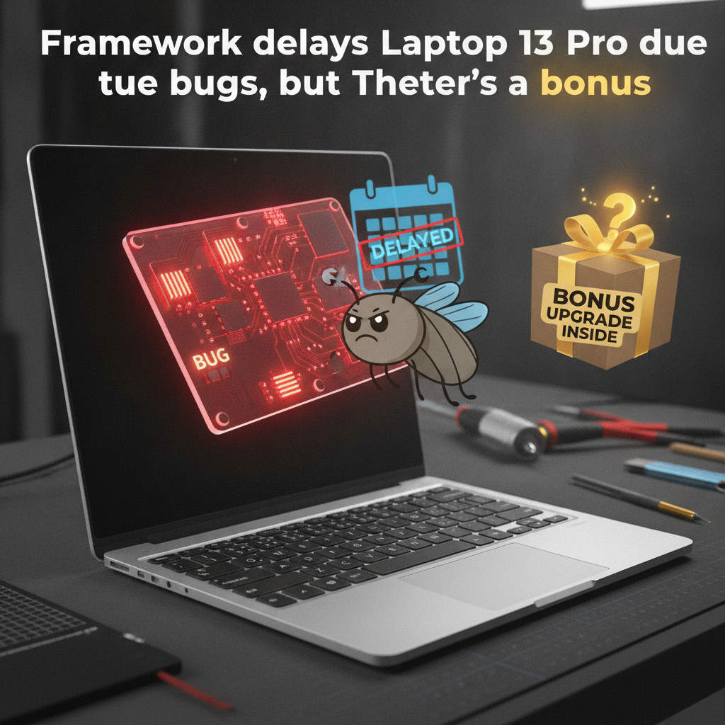 Retrasos con el Framework Laptop 13 Pro: ¿Un chasco o una mejora inesperada?