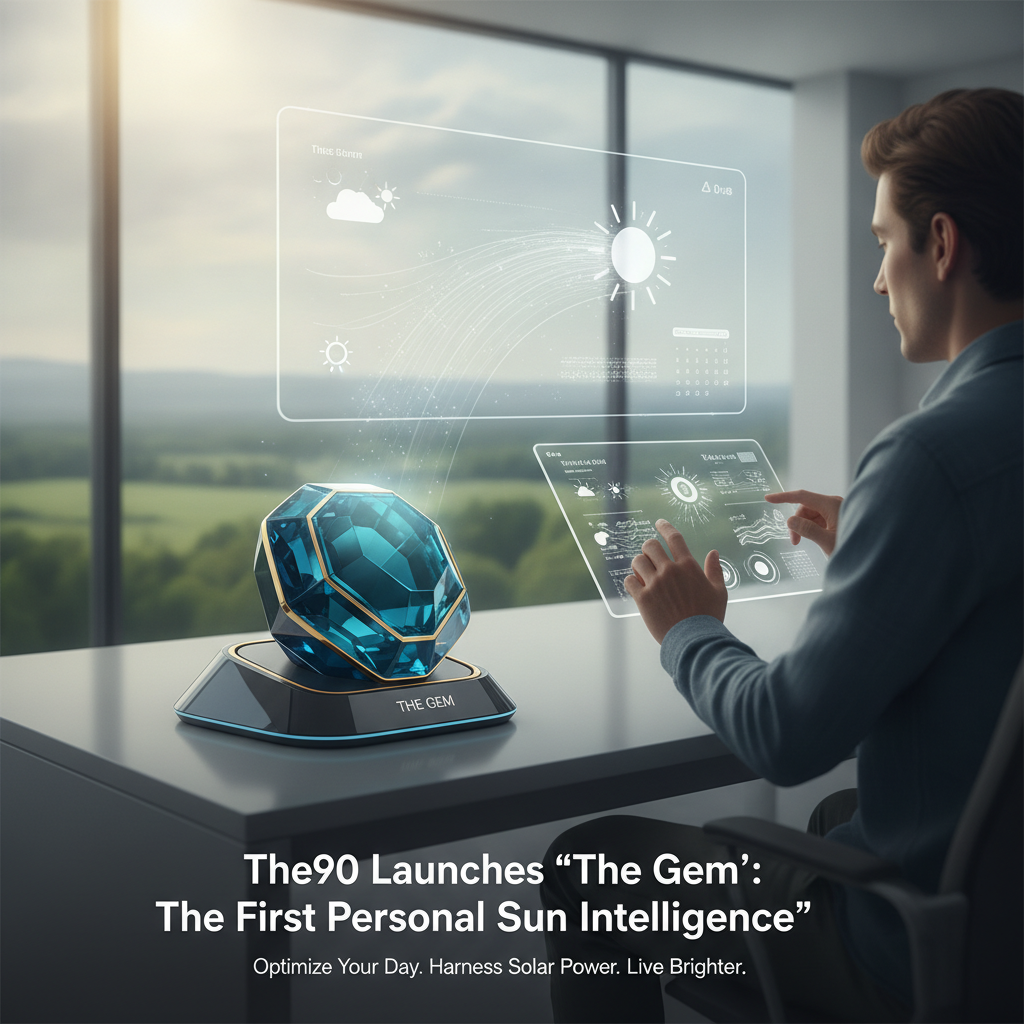 The90 Gem: El sistema de inteligencia solar personal que te protege del sol como nunca antes