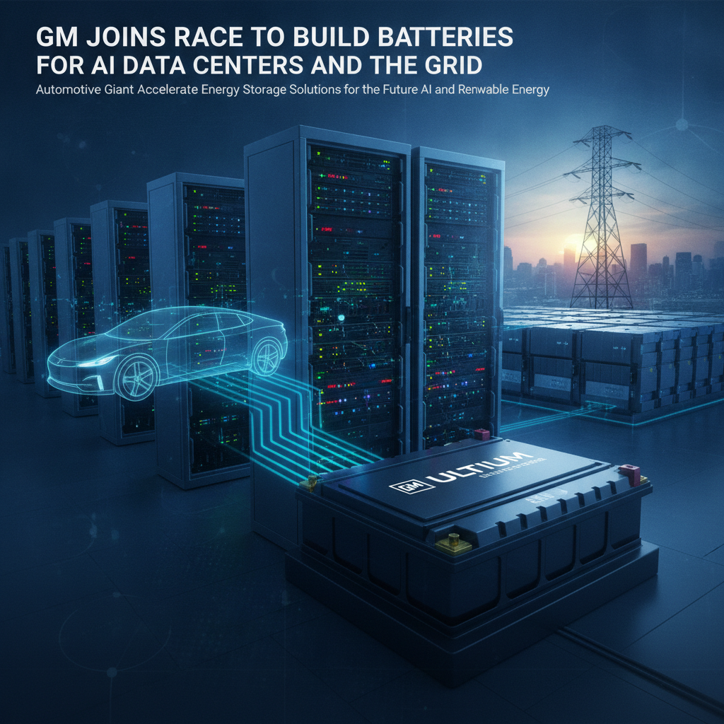 GM se sube a la ola de los Data Centers: Baterías de Iones de Sodio para una Energía imparable