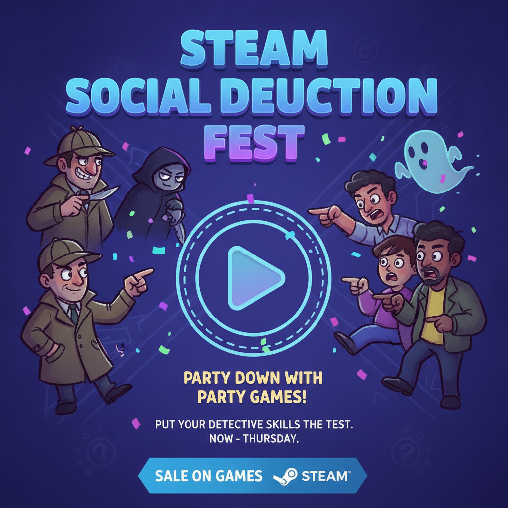¡Se armó la joda en Steam! Llegó el Steam Social Deduction Fest