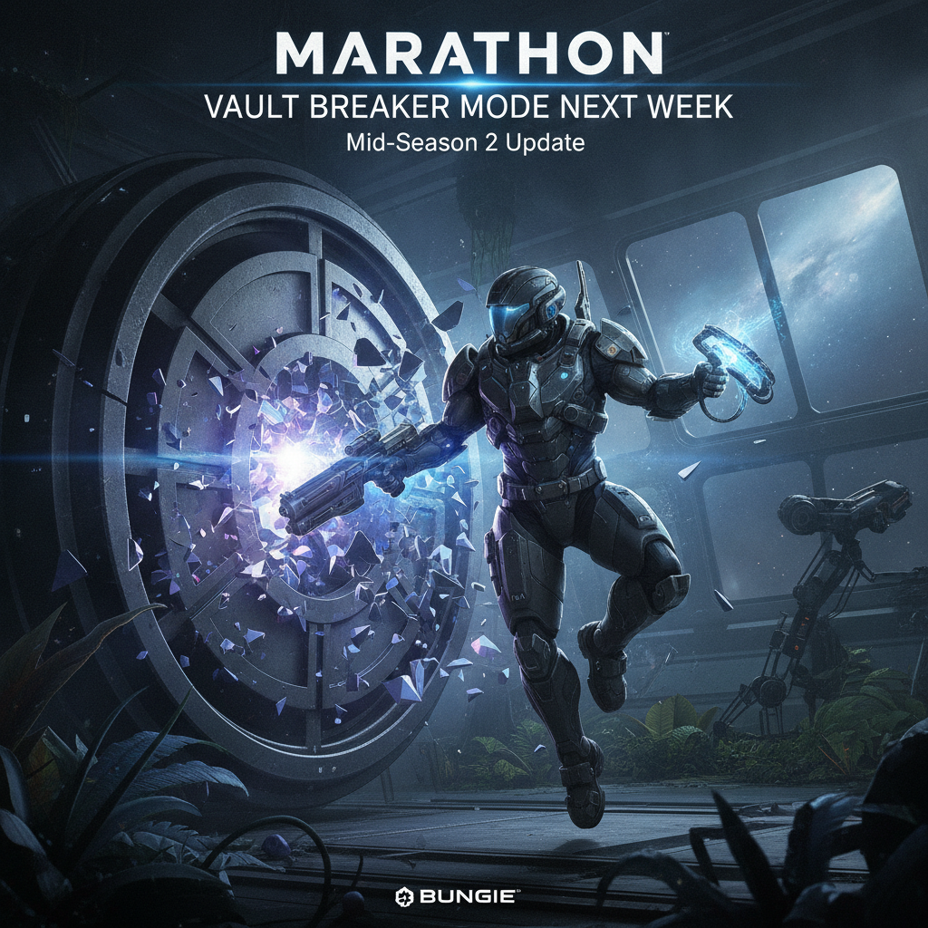 ¡Se viene el "Vault Breaker Mode" en Marathon la semana que viene!