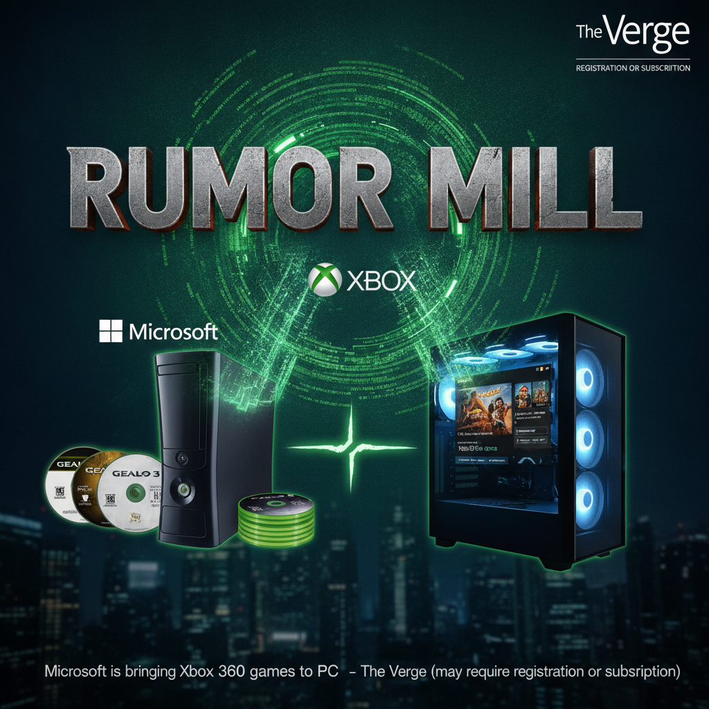 Xbox 360 en tu PC: ¿Se viene la retrocompatibilidad que todos esperamos? ¡El rumor que enciende la red!