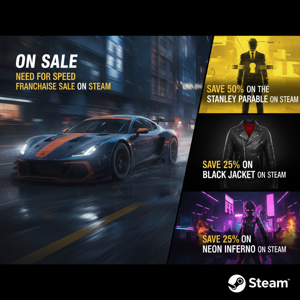 ¡Ofertones gamer en Steam! No te pierdas los descuentos en Need for Speed, The Stanley Parable y más juegazos