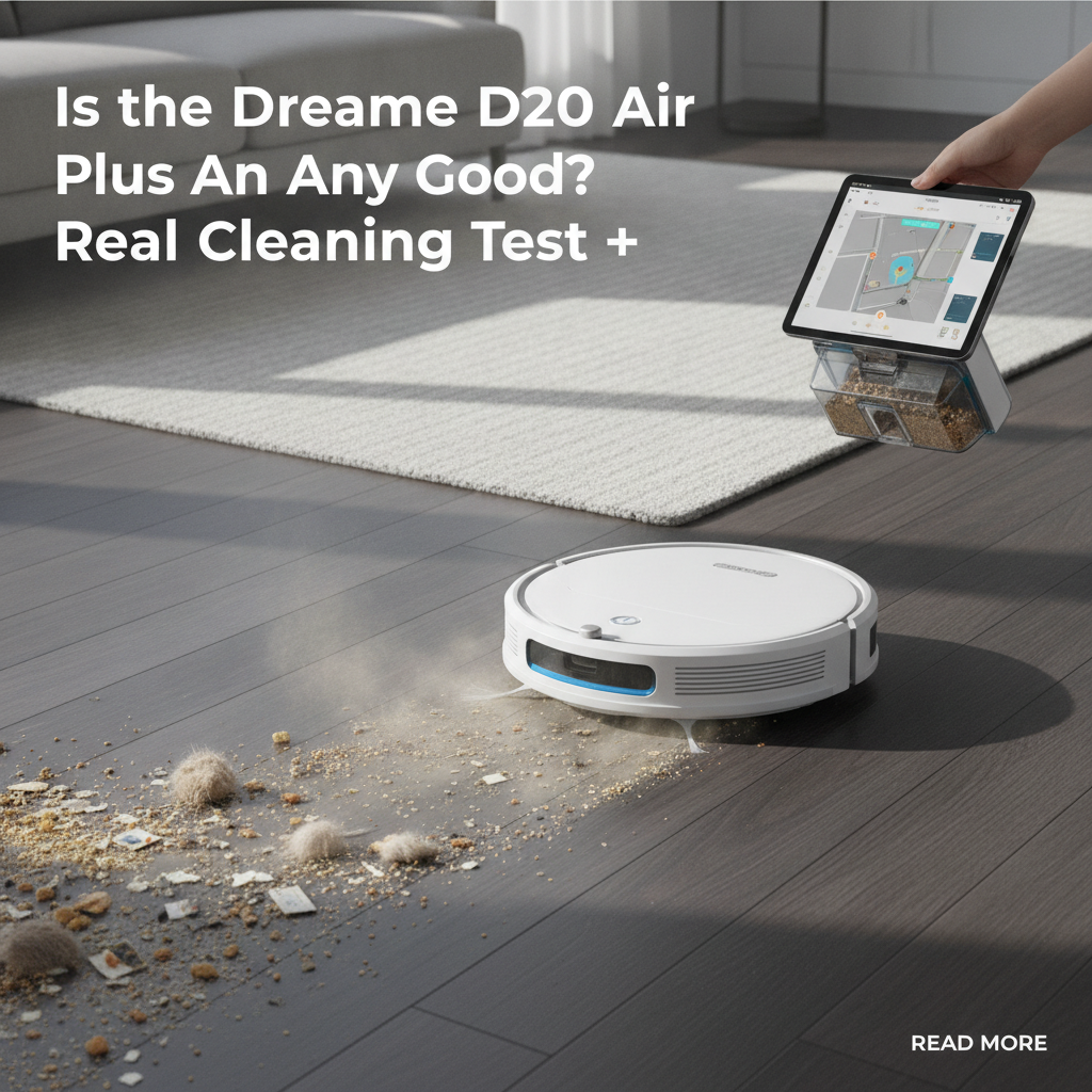Dreame D20 Air Plus: La aspiradora robot con vaciado automático que cumple lo que promete por $270