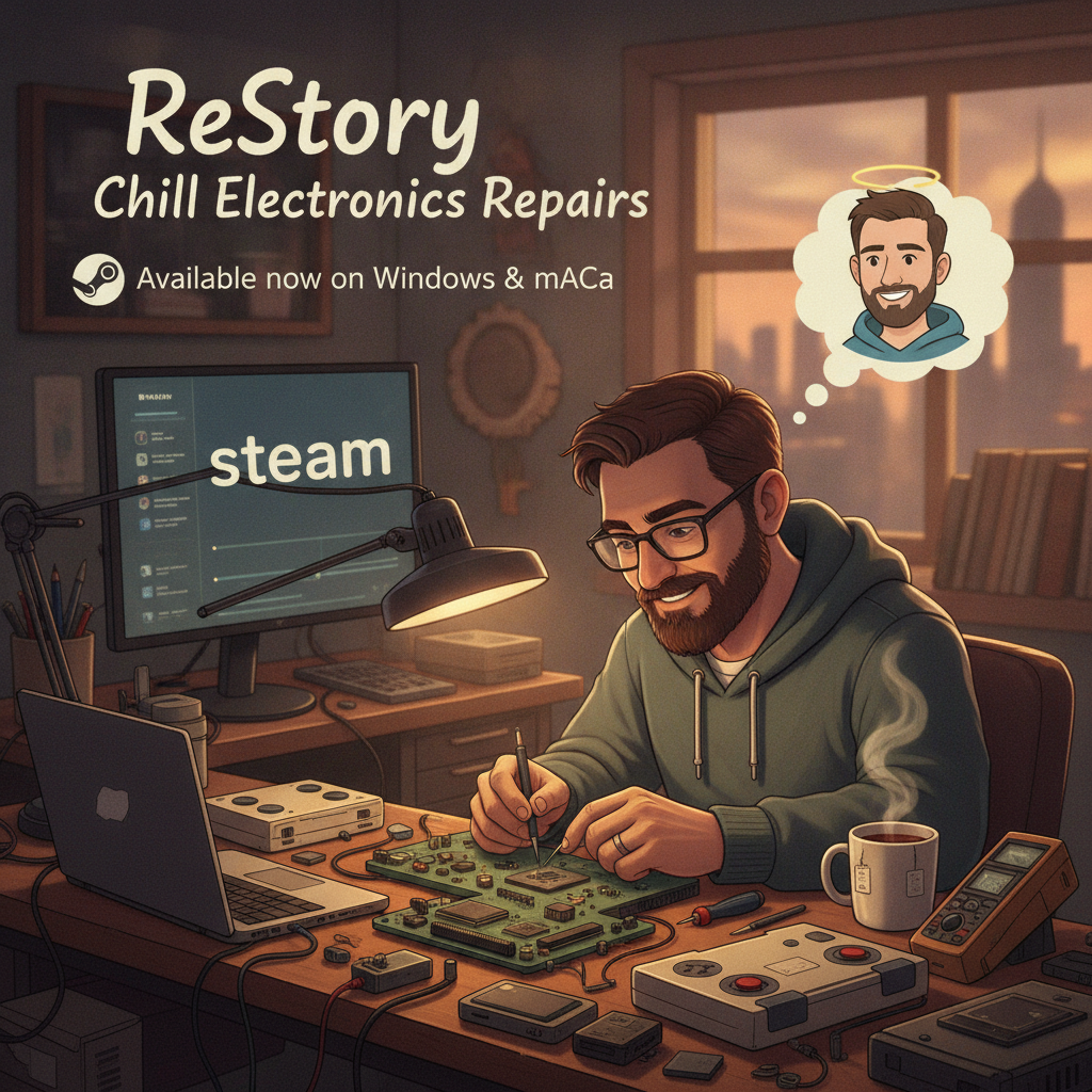 ReStory: Chill Electronics Repairs: ¡Ponete el overol y arreglá todo como un campeón!