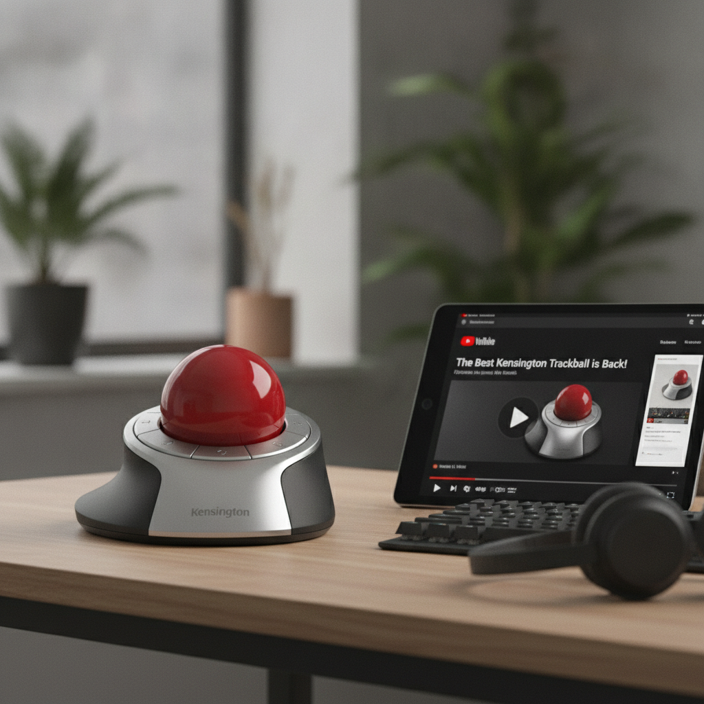Kensington Expert Mouse Pro TB900: Un Trackball que le ganó la pulseada al mouse en edición de video