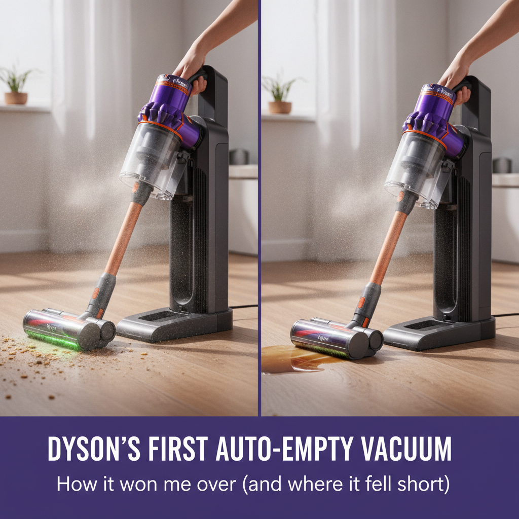Dyson V10 Konical + Auto-empty Dok: La potencia de succión es un golazo, ¿pero el Dock entra en casa?