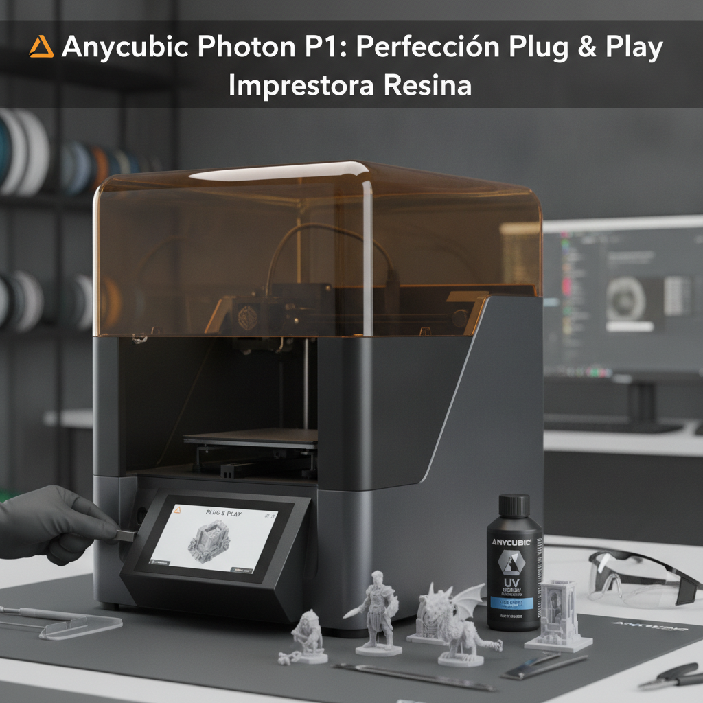 Anycubic Photon P1: Detalle excepcional y una oportunidad imperdible para los fanáticos del 3D