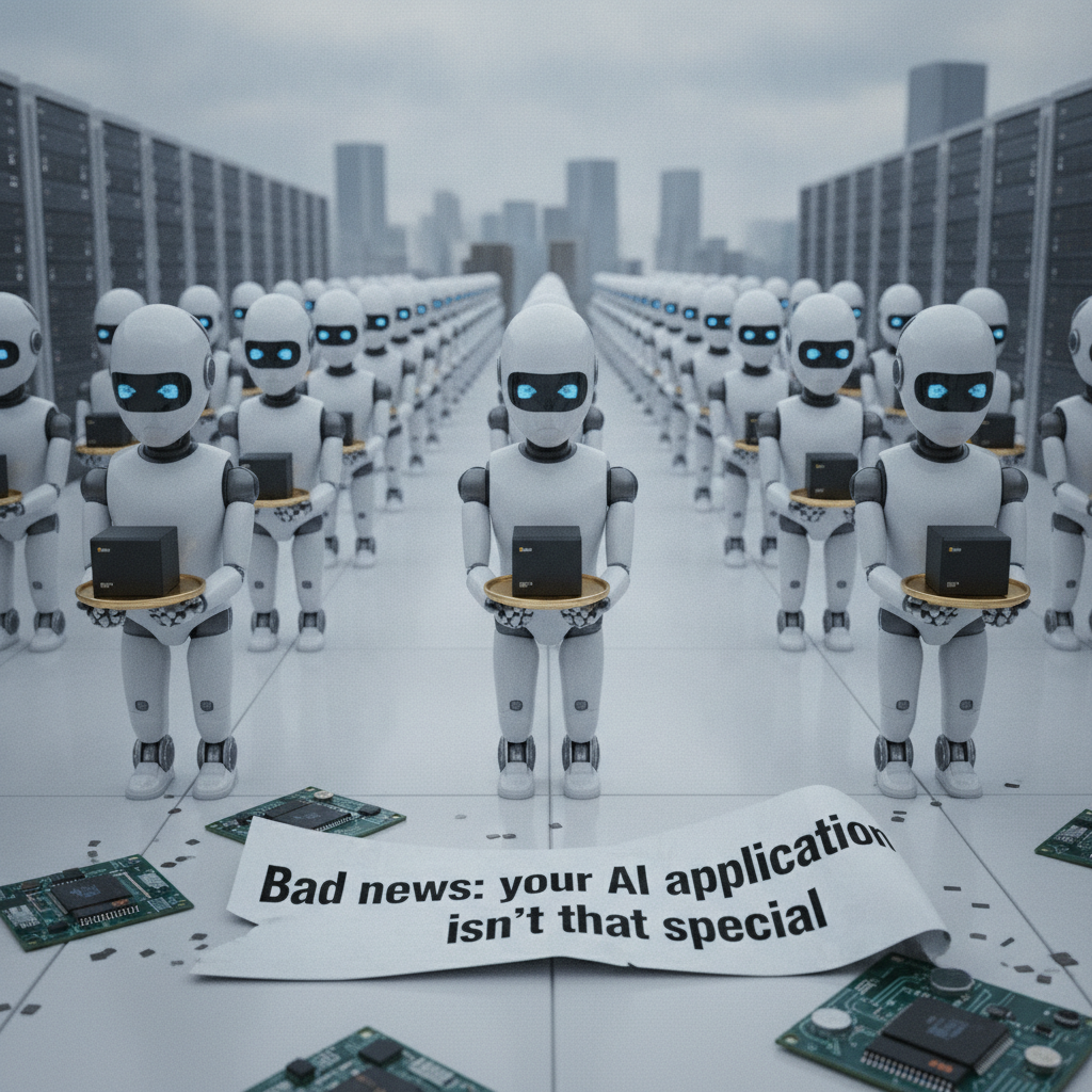 Malas noticias: tu aplicación de IA no es tan especial