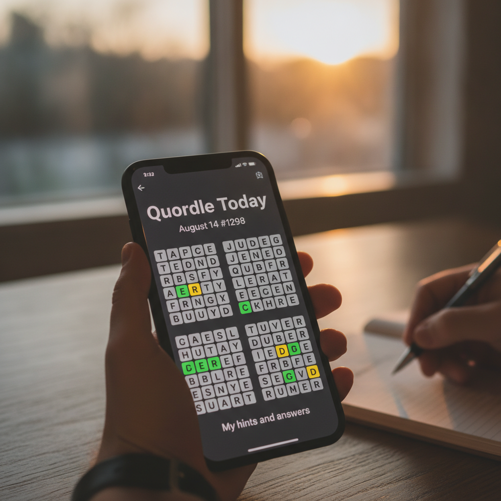 Quordle: ¡No te quedes sin jugar! Consejos y las respuestas para el 14 de agosto (Juego #1663)