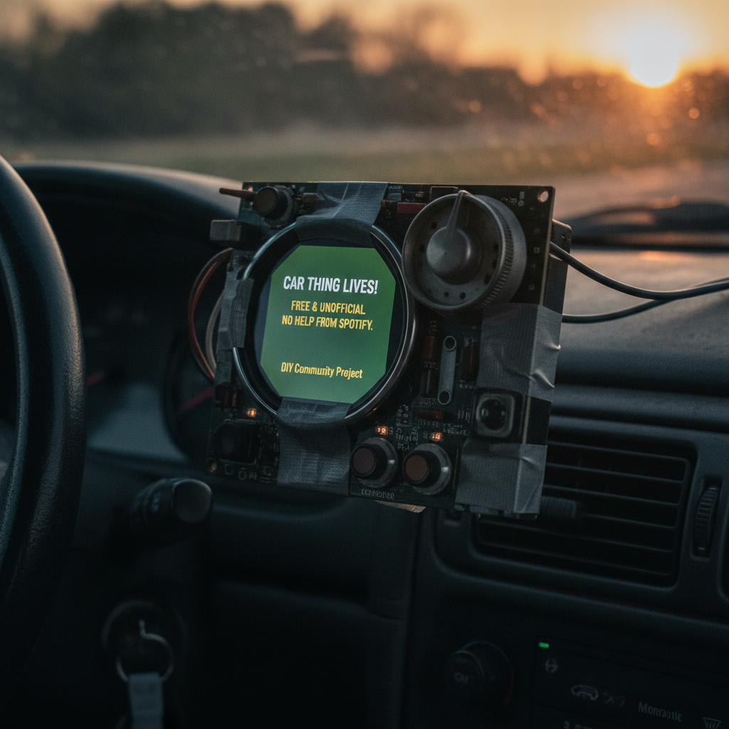 ¡Resucitó de las cenizas! El Spotify Car Thing vuelve de la mano de los fans (y sin Spotify)