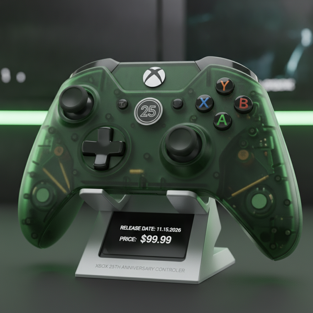 ¡Se filtró todo! Precio y fecha del joystick de Xbox "OG Green" por el 25° aniversario