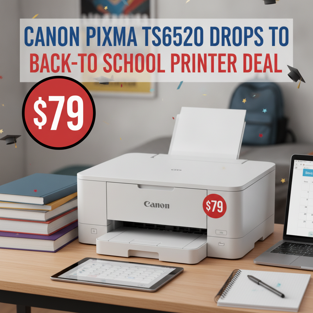 Canon Pixma TS6520: ¡La multifunción ideal para la vuelta a clases por un precio que sorprende!