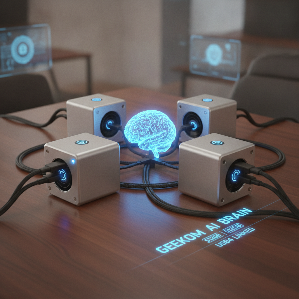 Geekom rompe moldes: Un clúster de Mini PCs para correr IA de forma local y sin la nube