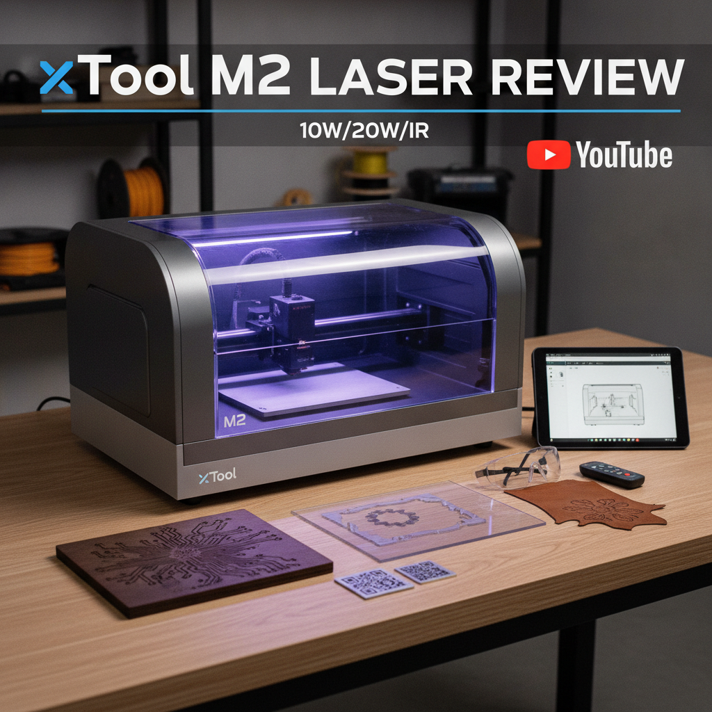 xTool M2: La cortadora y grabadora láser que la rompe para creativos y profesionales