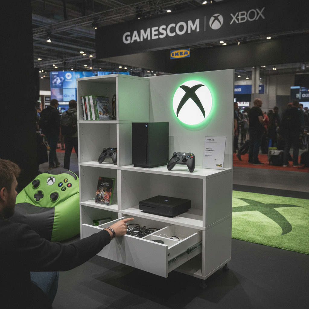 ¡IKEA y Xbox la rompieron en Gamescom con su colección gamer! Hay un ítem que es un golazo