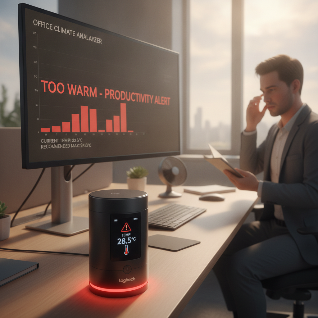 ¡Logitech te avisa si tu oficina está hirviendo! Conocé Spot y su nuevo detector de temperatura