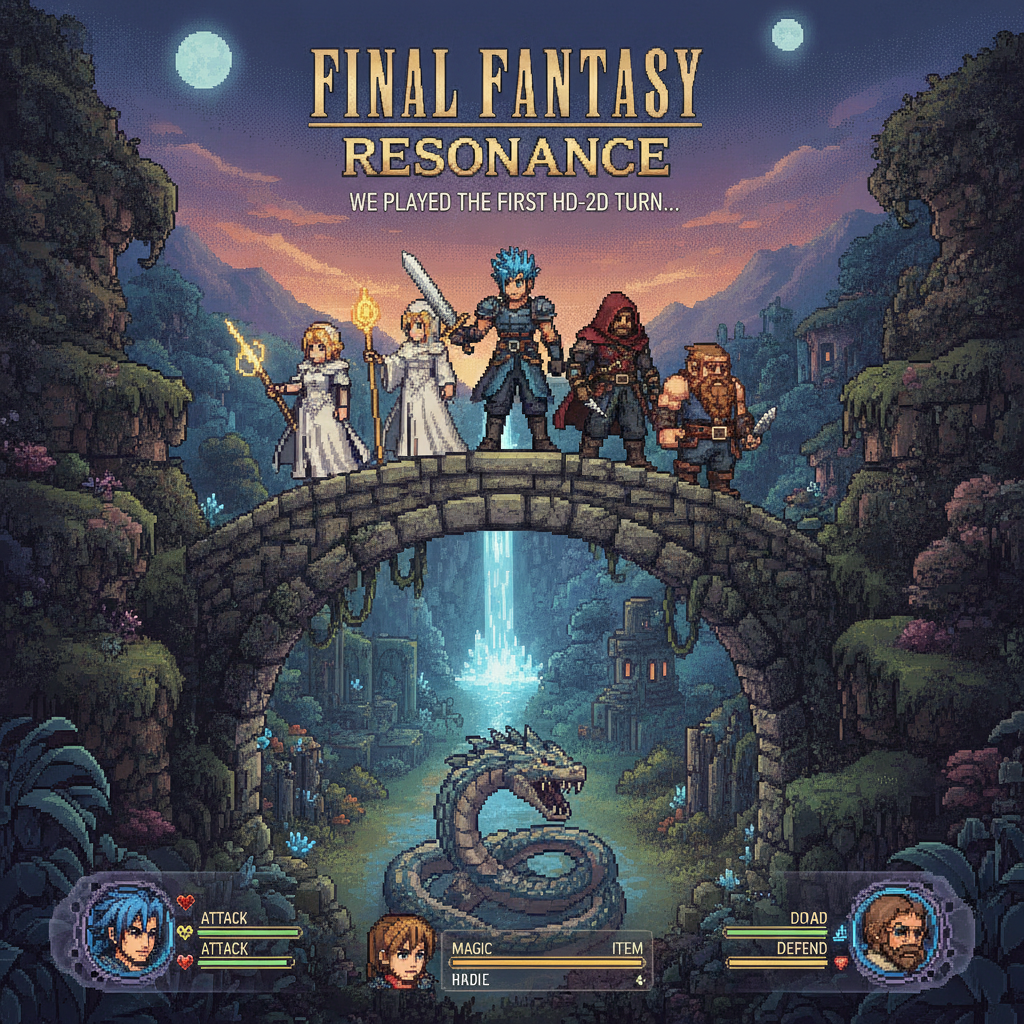 Final Fantasy Resonance: ¡La vibra retro que los fans de la vieja escuela esperábamos en HD-2D!