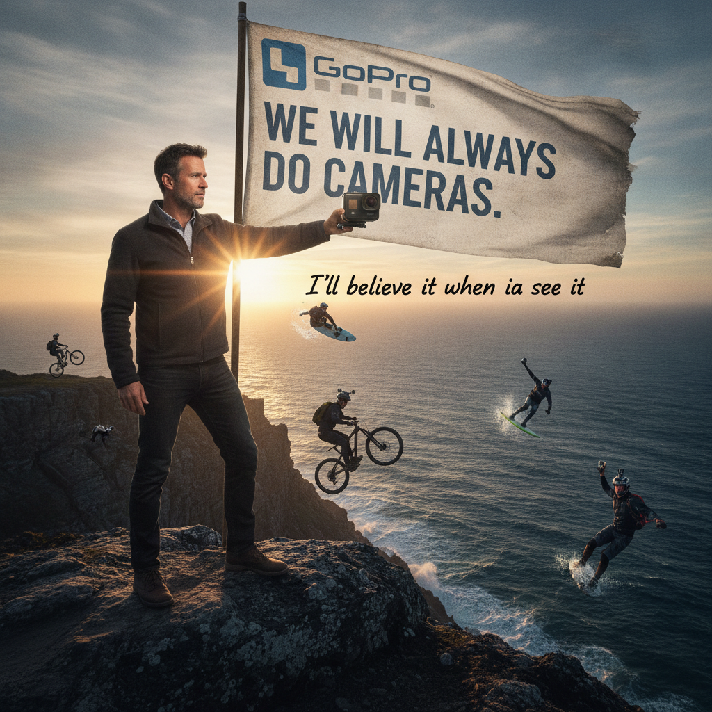 El CEO de GoPro asegura que las cámaras son 'su esencia' tras rumores de fusión, pero... ¿es para creerle?