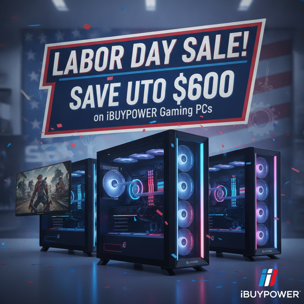 ¡Ahorrá en tu PC Gamer con las Ofertas del Labor Day de iBuyPower!