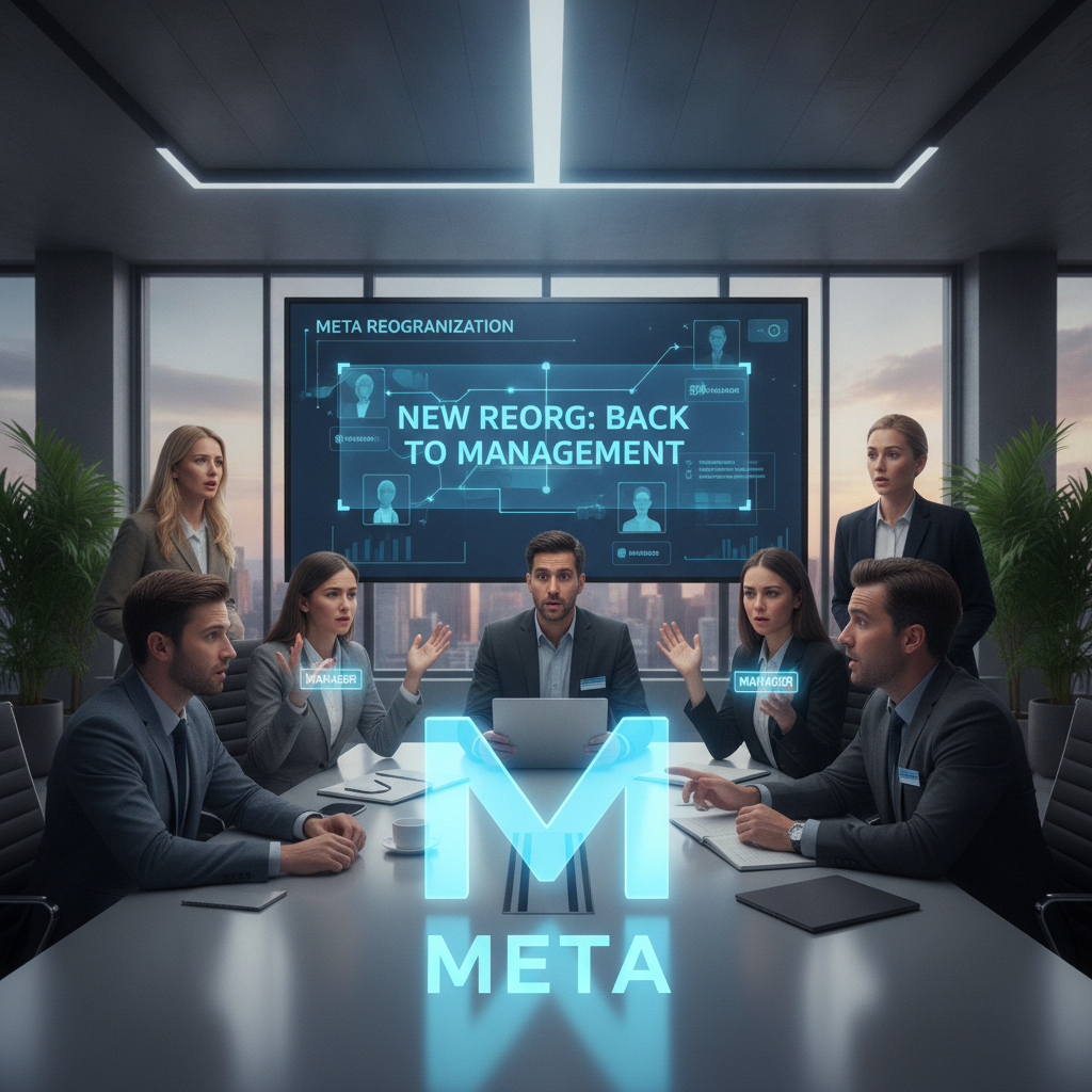 Meta: ¿De "menos jefes" a "por favor, vuelvan"? El giro de timón en la era de la IA