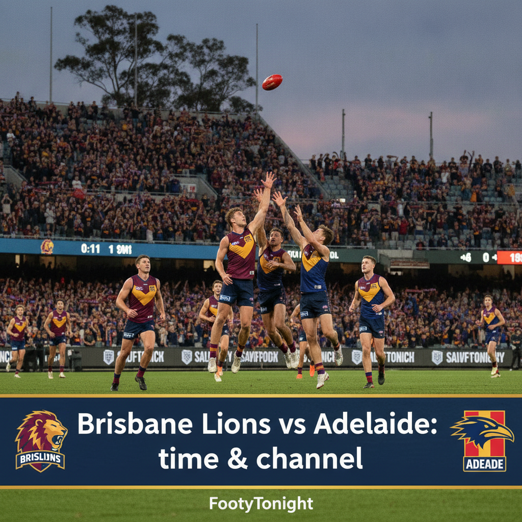¿Cómo ver Brisbane vs Adelaide GRATIS? ¡La semi de la AFL 2026 te espera!