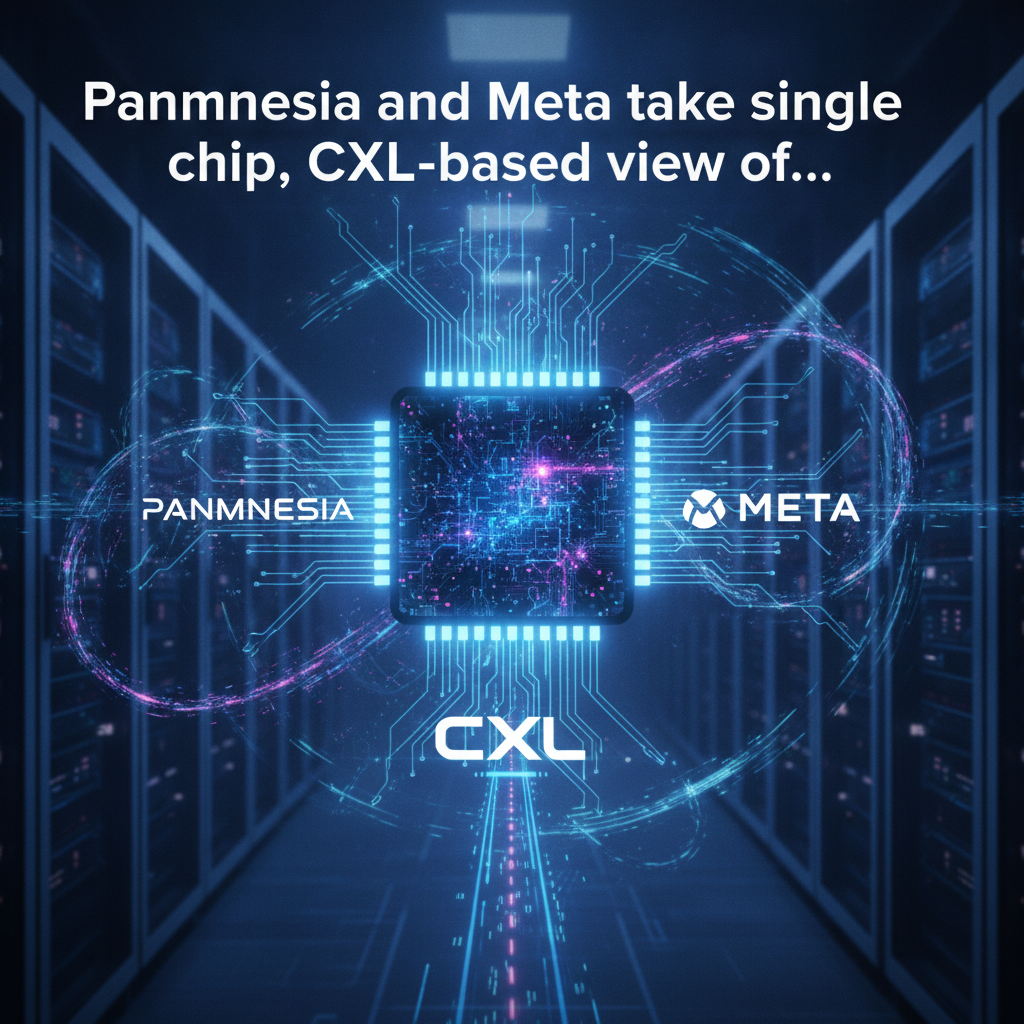 Meta y Panmnesia Redefinen el Datacenter: Una Arquitectura CXL para Escalar la IA a Nivel Monolítico