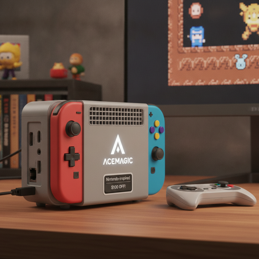 Acemagic X3: Nostalgia Retro y Potencia Ryzen 7 al Mejor Precio en Amazon
