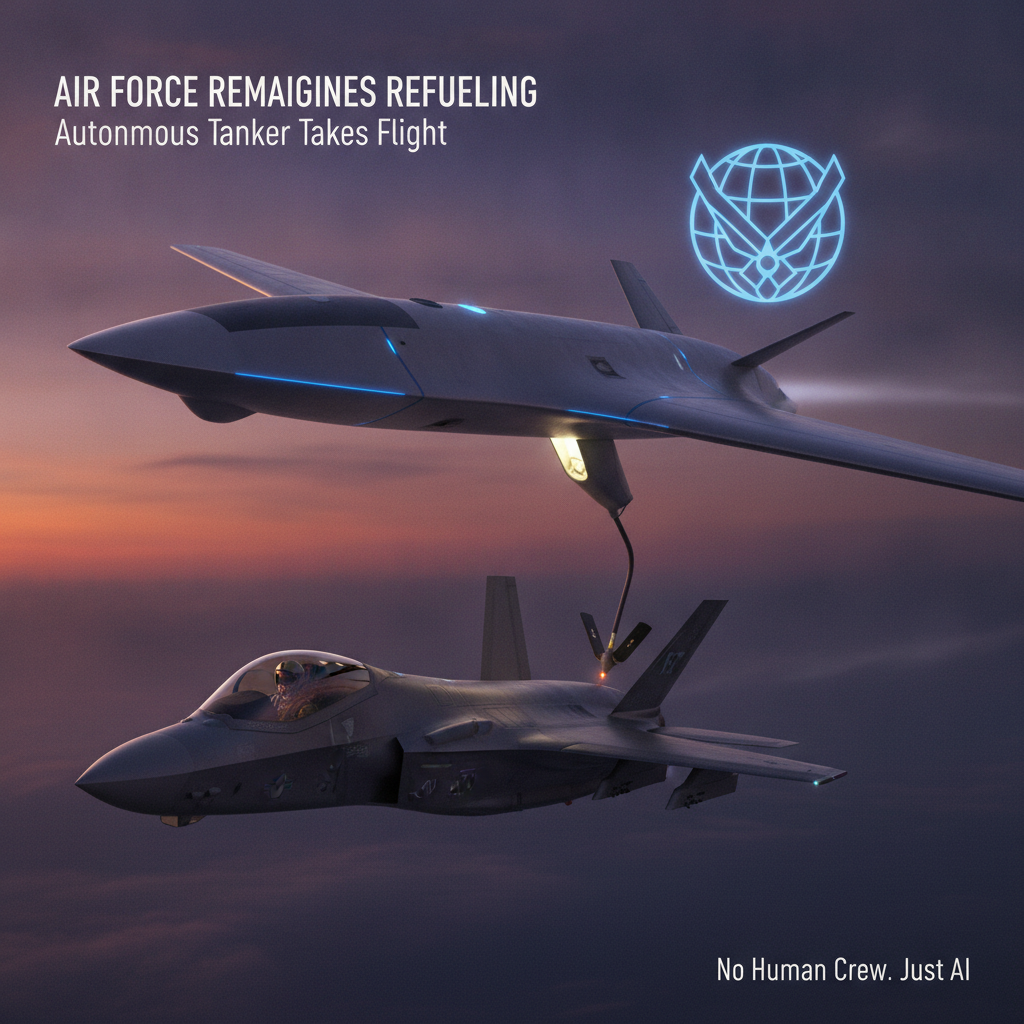 Tanqueros Autónomos Gigantes: La USAF apuesta al futuro del reabastecimiento aéreo