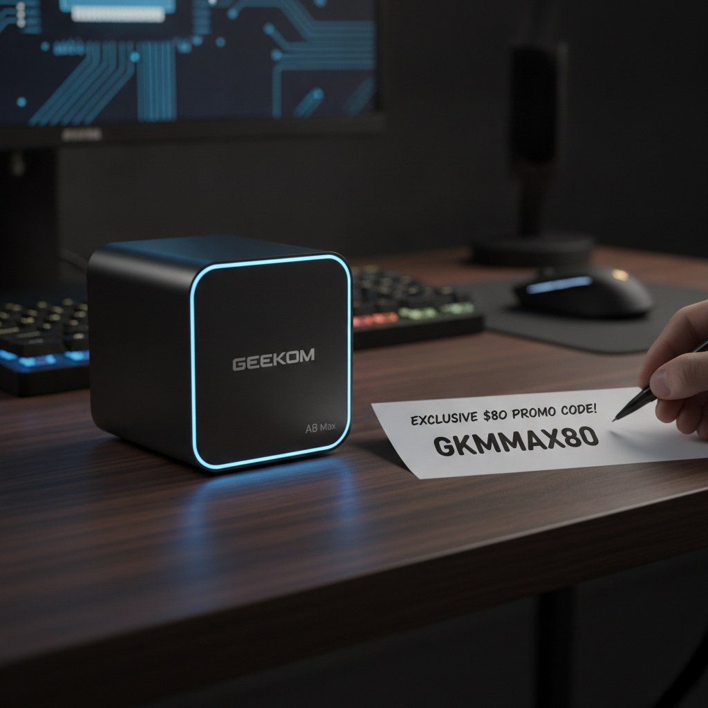 Geekom A8 Max: ¡El Mini PC favorito de los expertos con un descuento de locos!